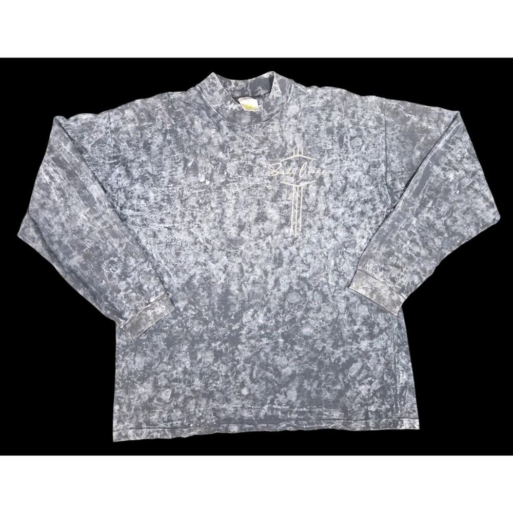 80s 90s Body Glove Shirt Acid Wash Long Sleeve Surf Streetwear Vtg Activewear XL